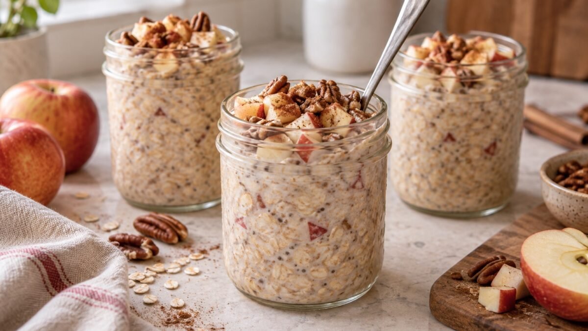 Apple Cinnamon Overnight Oats