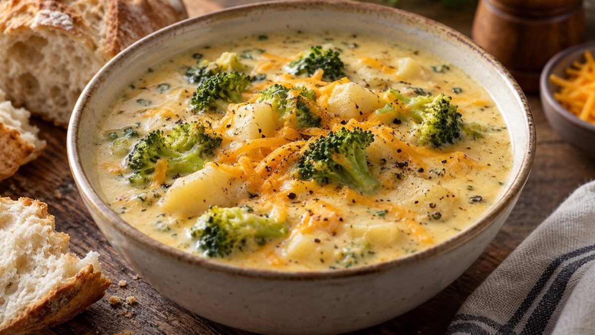 Broccoli Cheddar Potato Soup