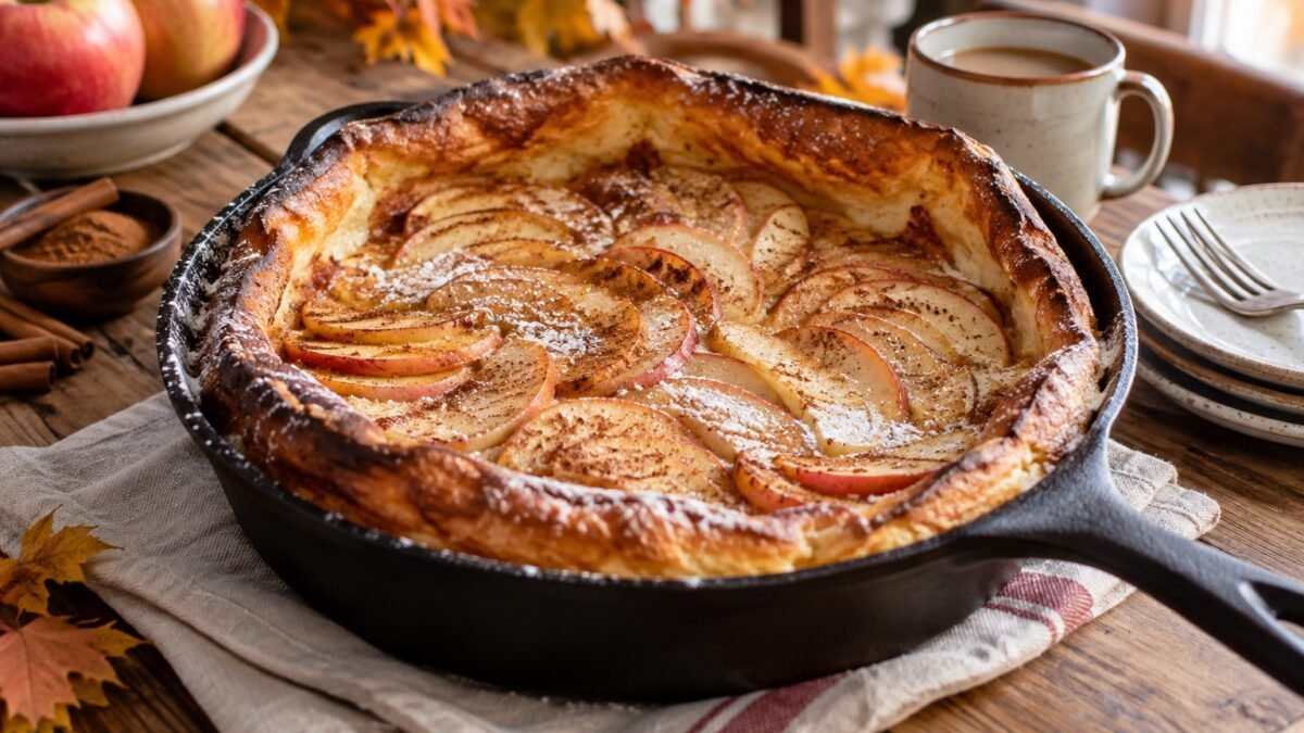 Cinnamon Apple Dutch Baby