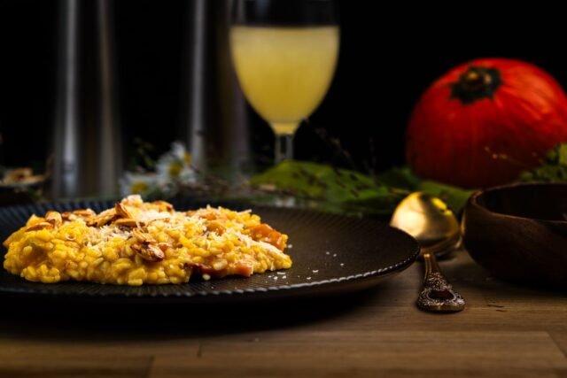 Baked Pumpkin Risotto (No-Stir, Oven-Made)
