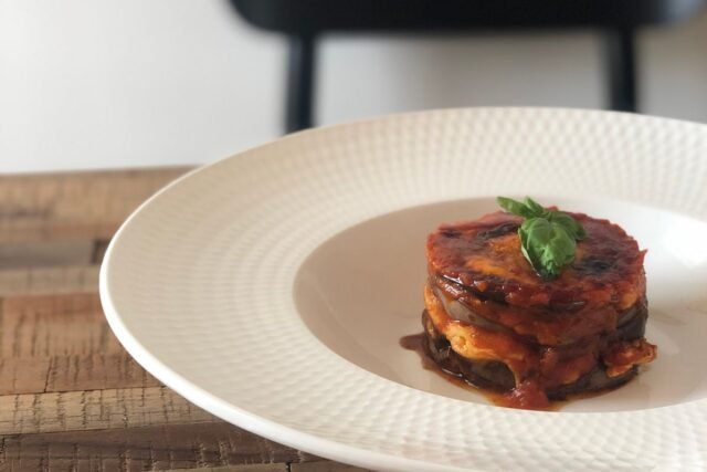 Crispy Baked Eggplant Parmesan (No Frying Needed)